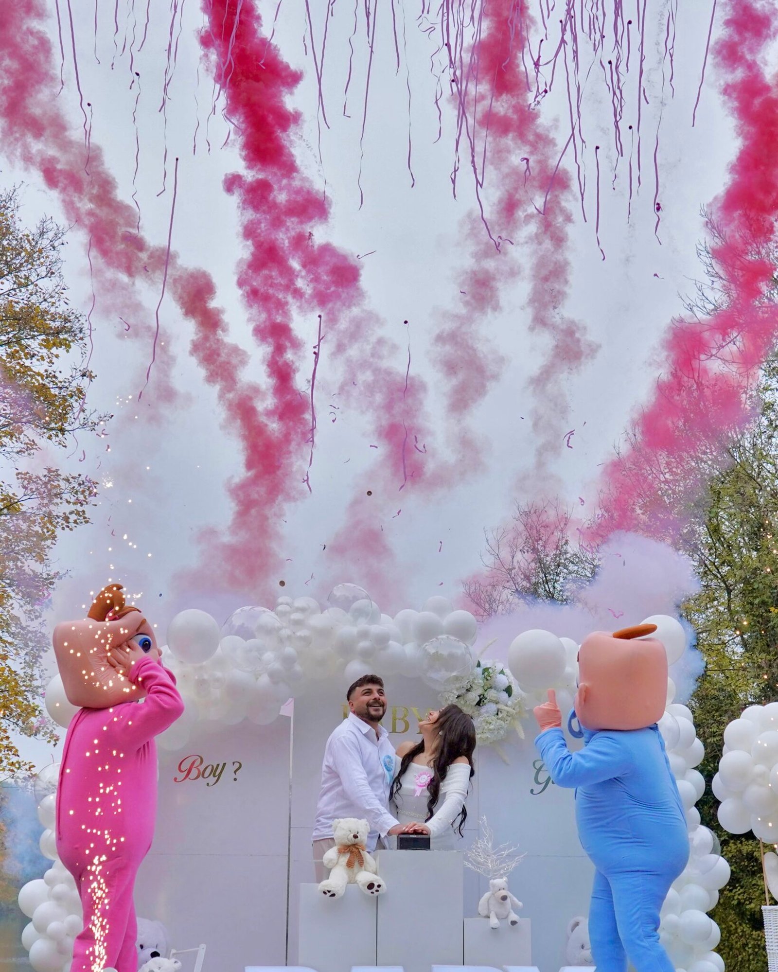 Gender Reveal - feu de jour
